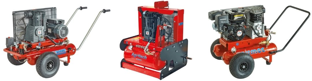 Airmec Kompressoren für die Olivenernte Airmec Kompressoren für die Olivenernte und den Baumschnitt