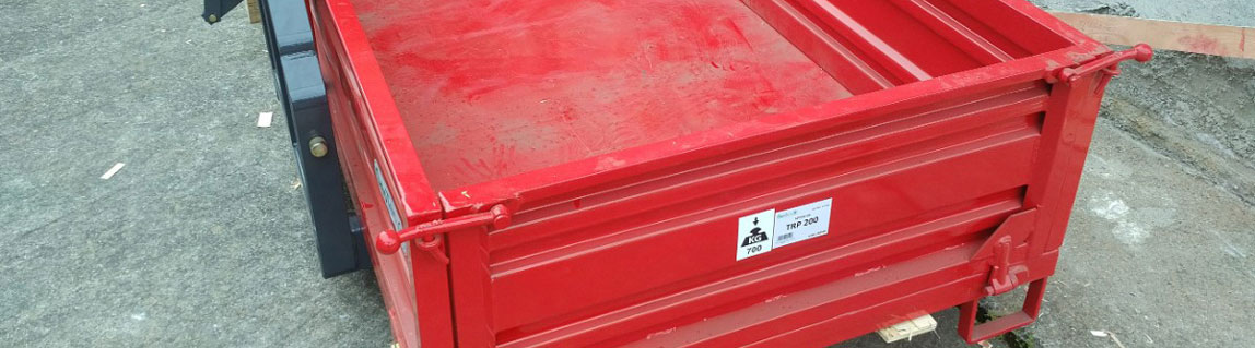 Heckcontainer für Traktoren