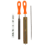 Set für die Schärfe der Kettensäge