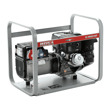 MOSA GE 8000 KBT - Benzin-Stromerzeuger 6.4 kW - Dauerleistung 5.6 kW - 400V