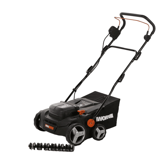 Worx WG855E Akku Rasenlüfter 40V im Angebot Agrieuro