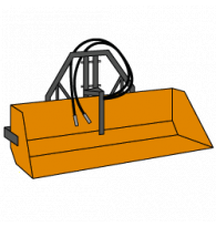 Heckschaufeln mit hydraulischer Kippung