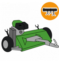 Mulcher mit Benzinmotor für Quad