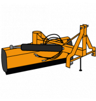 Hydraulische Planierschilder für Traktor – schwere Reihe