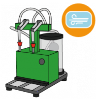 Halbautomatische Druckluft-Abfüllanlagen