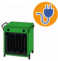 Elektroheizer Heizgebläse mit Ventilator