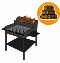 Holzgrills