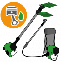 Olivenernter und Rüttler mit Verbrennungsmotor
