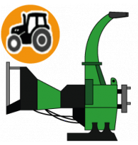 Häcksler für Traktor