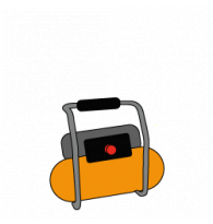 Kleine fahrbare Kompressoren