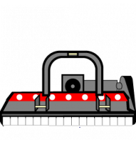 Mittelschwere Mulcher für Traktor, manuelle Verschiebung