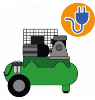 Kolbenkompressoren mit Elektromotor