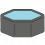 Achteckige Form