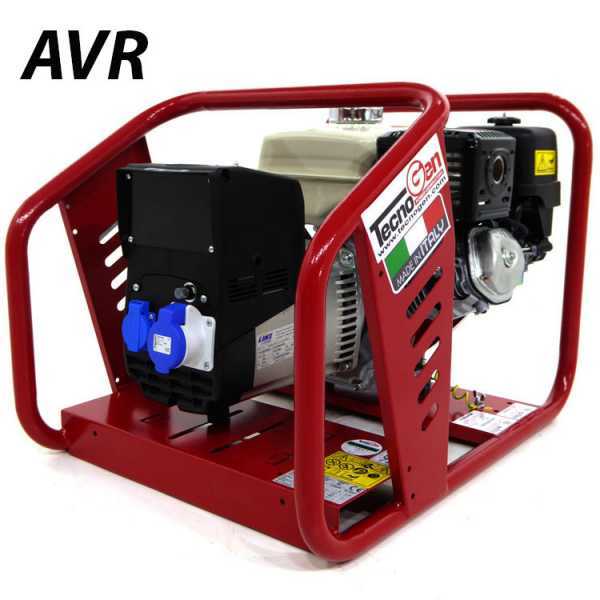 TecnoGen H5000 AVR -Benzin-Stromerzeuger mit AVR-Regelung 3.6 kW - Dauerleistung 3.3 kW - 230V