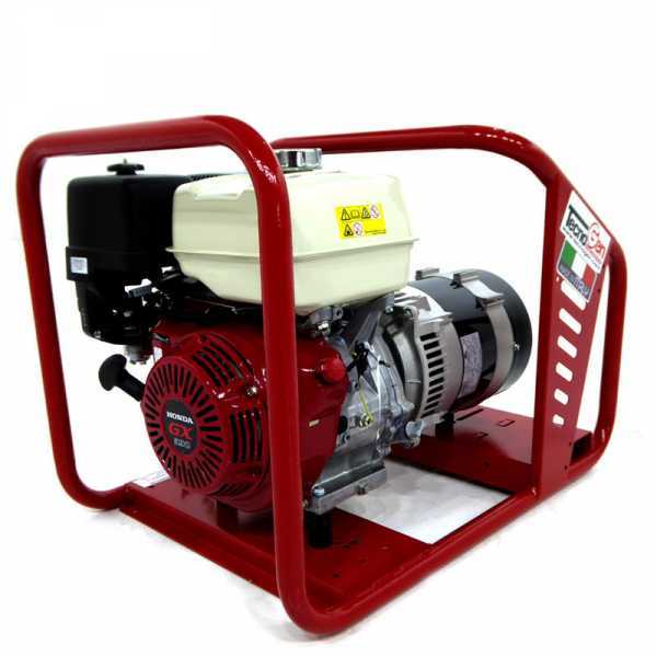 Stromerzeuger 230V einphasig TecnoGen H8000 - 5,2 kW - Honda GX 390 - Wechselstromgenerator Made in Italy