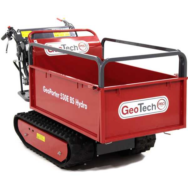 GeoPorter 530E BS Hydro - Raupendumper - 10 PS - Hydraulisches Kippsystem, Ladekapazität 500 kg