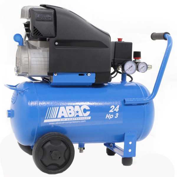 ABAC Mod. Pole Position L30P - Elektrischer Kompressor mit Wagen - Motor 3 PS - 24 lt im Angebot