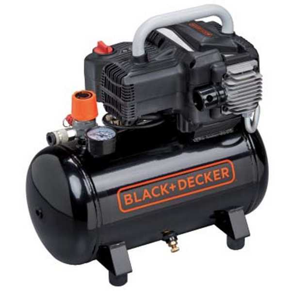 Black & Decker BD195 12 NK - Elektrischer kompakter tragbarer Kompressor - Motor 1.5PS - 10 Bar im Angebot