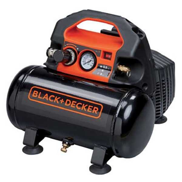 Black & Decker BD 55/6 - Elektrischer kompakter tragbarer Kompressor - Motor 0.5 PS - 6 Lt im Angebot