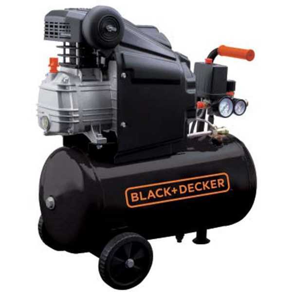 Elektrischer kompakter Kompressor Black & Decker BD 205 24, Motor 2 PS - 24 Lt im Angebot