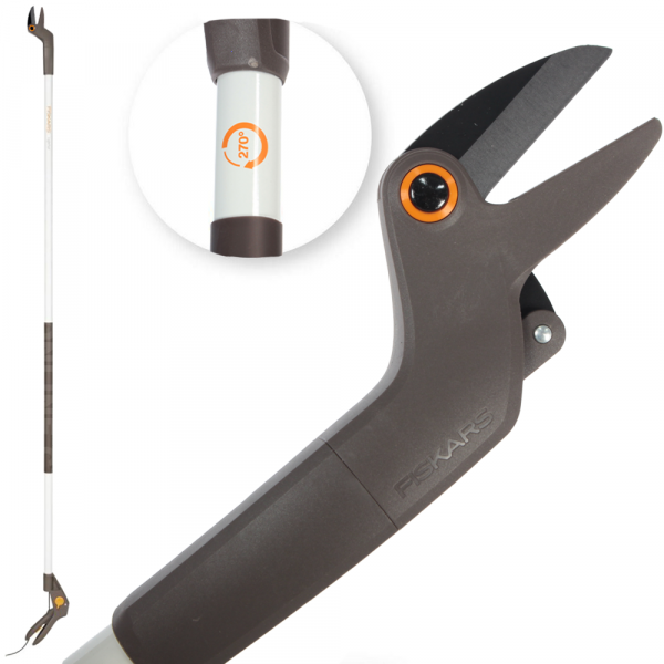 Fiskars Light UP69 - Baumschere für das Beschneiden mit langem verstellbarem Schaft  - Ø 12 mm im Angebot