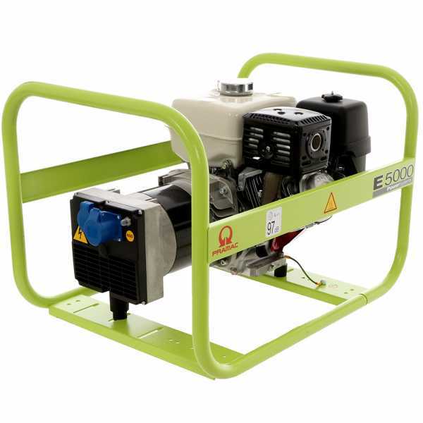 Pramac E 5000 - Benzin Stromerzeuger 230V einphasig  - 3,9 kW - Honda GX 270 Motor