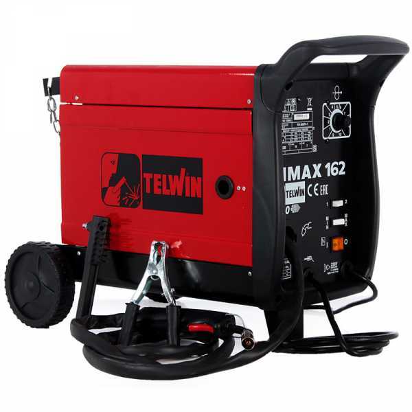Draht-Schweißgerät Telwin Bimax 162 Turbo - NO GAS(FLUX)-MIG-MAG - mit Zubehör NO GAS