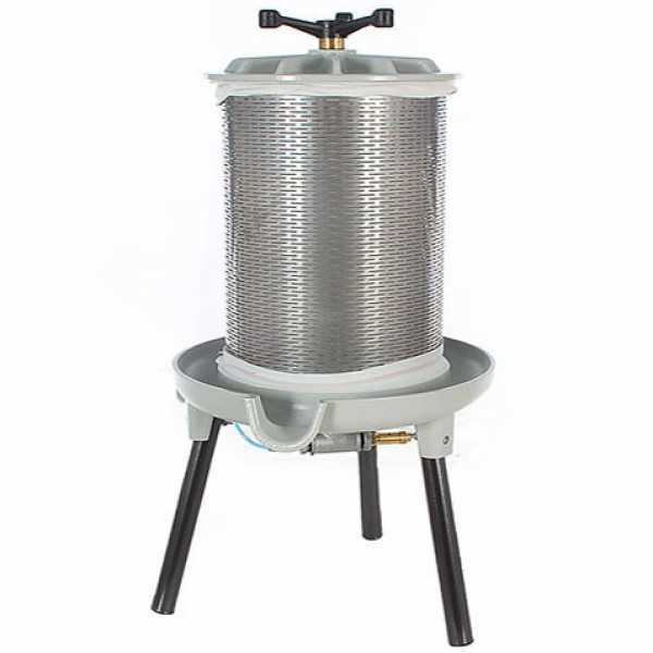 Grifo PEA40 - Pneumatische Obstpresse 40 L - Presskorb aus Edelstahl