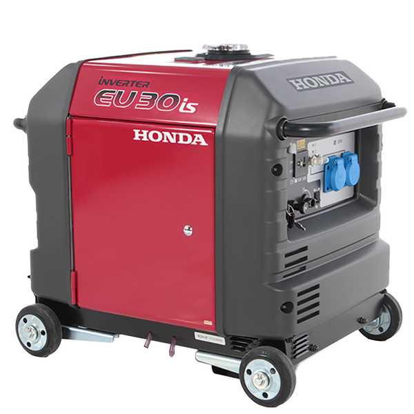 Honda EU30is - Leiser Inverter-Stromerzeuger mit Rädern 230 3 kW - Dauerleistung 2.8 kW - 230V