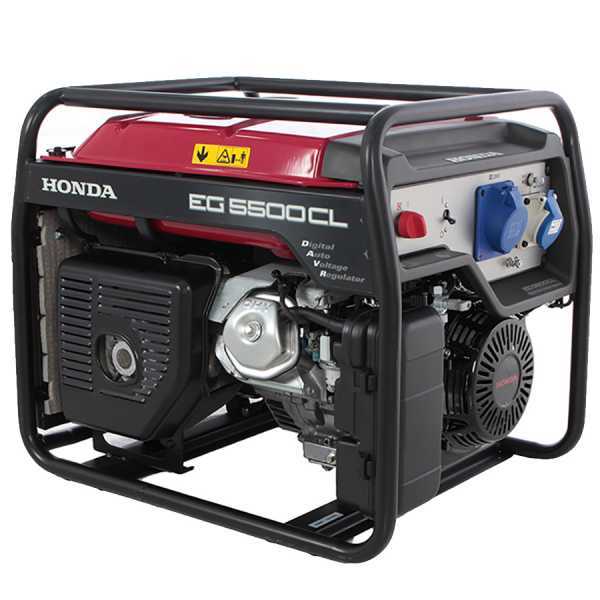 Stromerzeuger 230V einphasig Honda EG 5500 CL - 5 kW - Honda GX 390 Motor