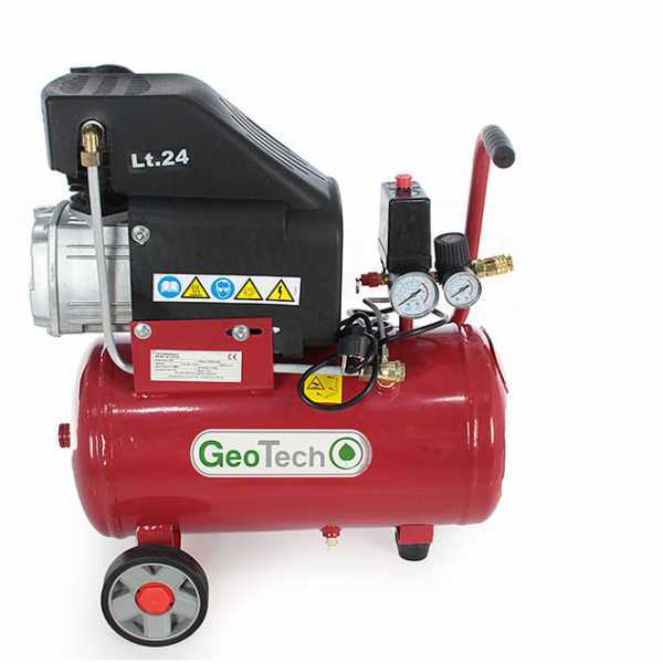 GeoTech AC 24.8.20 - Elektro Kompressor 24 Liter - Motor 2 PS im Angebot