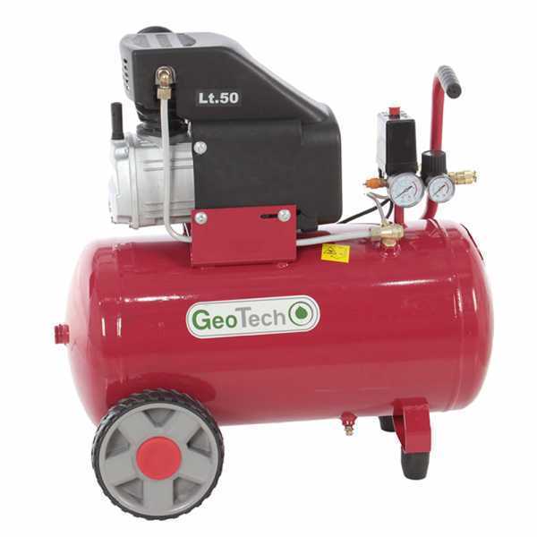 GeoTech AC 50.8.20 - Elektro Kompressor - 50 Liter -  Motor 2 PS im Angebot