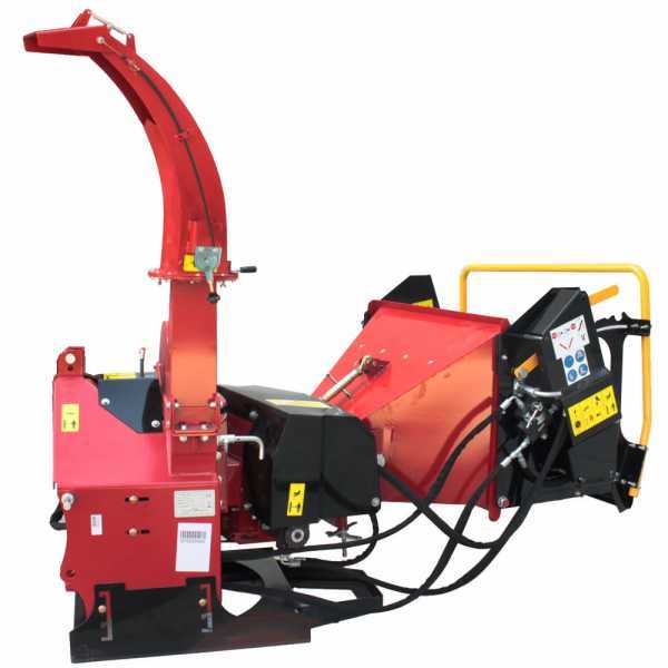 Häcksler für Traktor GeoTech Pro WS52R. Mit hydraulischen Walzen