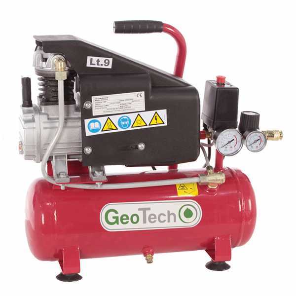 GeoTech AC9-8-15 - Kompakter tragbarer elektrischer Kompressor - Motor 1.5PS - 9Lt Druckluft im Angebot