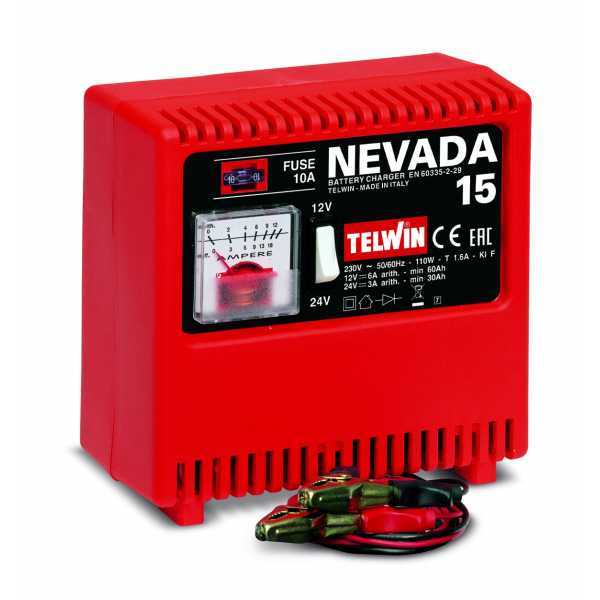 Telwin Nevada 15 - Akkuladegerät - für Batterien WET mit 12/24 V Spannung - tragbar, einphasig im Angebot