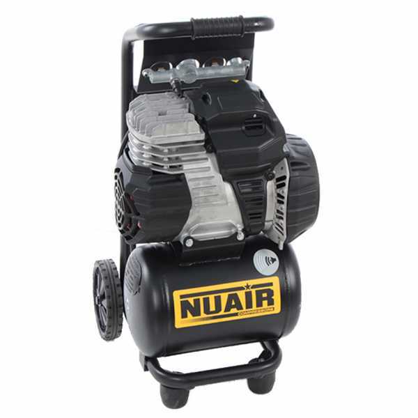 Nuair sil air 244/10 PCM - Elektrischer Kompressor mit Wagen - Motor 1.5 PS - 10 Lt - oilles - leise im Angebot