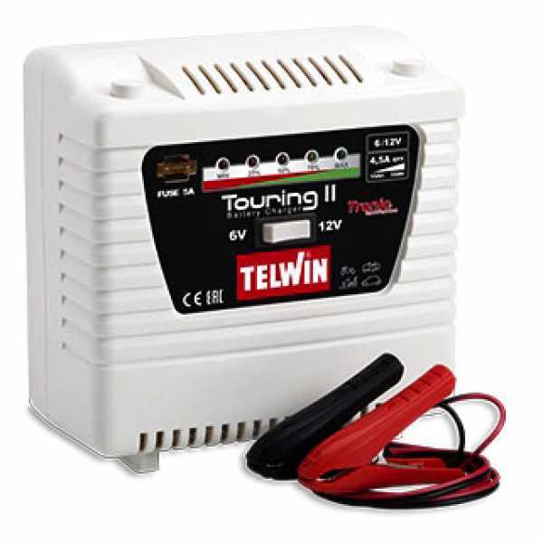 Telwin Touring 11 - Akkuladegerät - Batterien von 6 bis 12 V - LED-Aufladeanzeige im Angebot