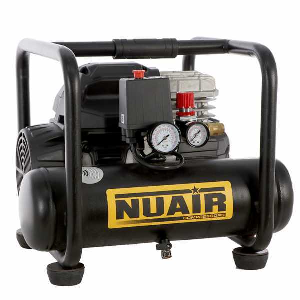 Nuair SIL 244/6 - Elektrischer tragbarer Kompressor - Motor 1.5 PS - 6 l oilless im Angebot