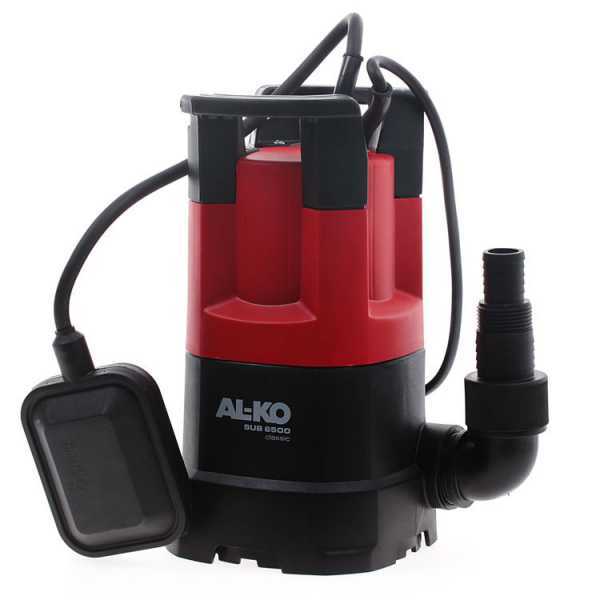 Elektrische Tauchpumpe für Klarwasser AL-KO SUB 6500 Classic 250W - Schlauchanschluss 38 und 25 im Angebot