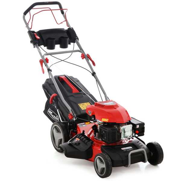 Benzin Rasenmäher mit Radantrieb GeoTech S46-175 BMSGW - 173cc - 4in1