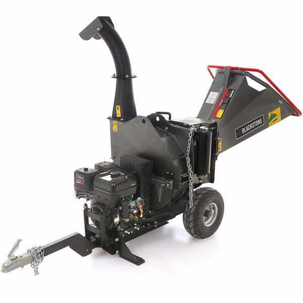 Häcksler Blackstone BSFC 1600 BSE, Anhängerkupplung, Benzinmotor B&S -