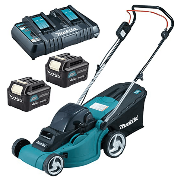 Akku Rasenmäher 2 X 4 Ah Makita DLM380PM2 - 2in1, cm 38
