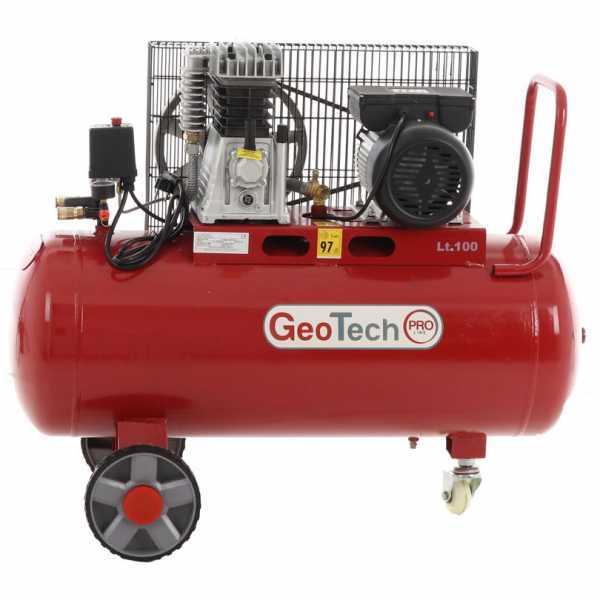 GeoTech-Pro BACP100-8-2 - Elektrischer Kompressor mit Riemenantrieb - Motor 2 PS - 100 l - Leistung 8 bar im Angebot