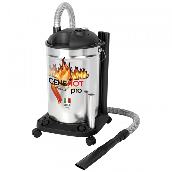 Aschensauger/Blasgerät mit Behälter RIBIMEX Cenehot - Metallfilter für heiße Aschen