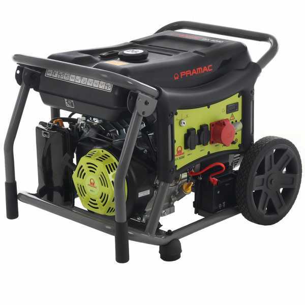 Pramac WX 6250 ES - Benzin Stromerzeuger 400V dreiphasig - 5,5 kW Leistung - mit Rädern