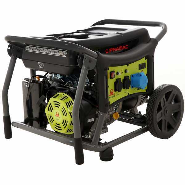 Pramac WX6200 - Benzin Stromerzeuger 230V einphasig  - 5,4 kW - mit Rädern