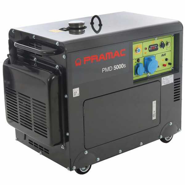 Pramac PMD5000s - Leiser Diesel-Stromerzeuger mit AVR-Regelung 5 kW - Dauerleistung 4.2 kW einphasig
