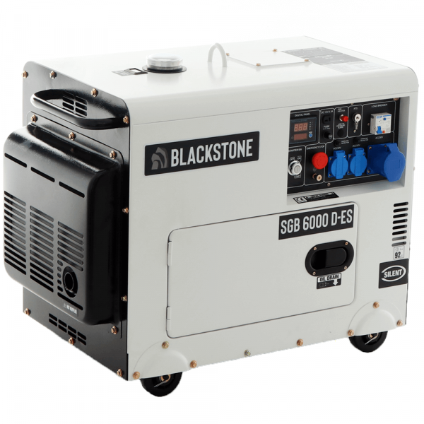 Diesel Stromerzeuger 230V einphasig Blackstone SGB 6000 D-SE - Nennleistung 5.0 kW