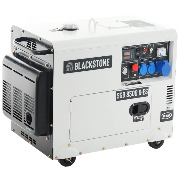 Blackstone SGB 8500 D-ES - Leiser Diesel-Stromerzeuger mit AVR-Regelung 6.3 kW - Dauerleistung 6 kW einphasig im Angebot