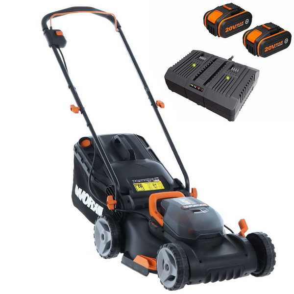 Akku Rasenmäher Worx WG743E - 2X20V 4 Ah